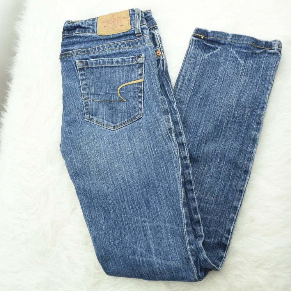 American Eagle Distressed Stretch Jeans Size 6